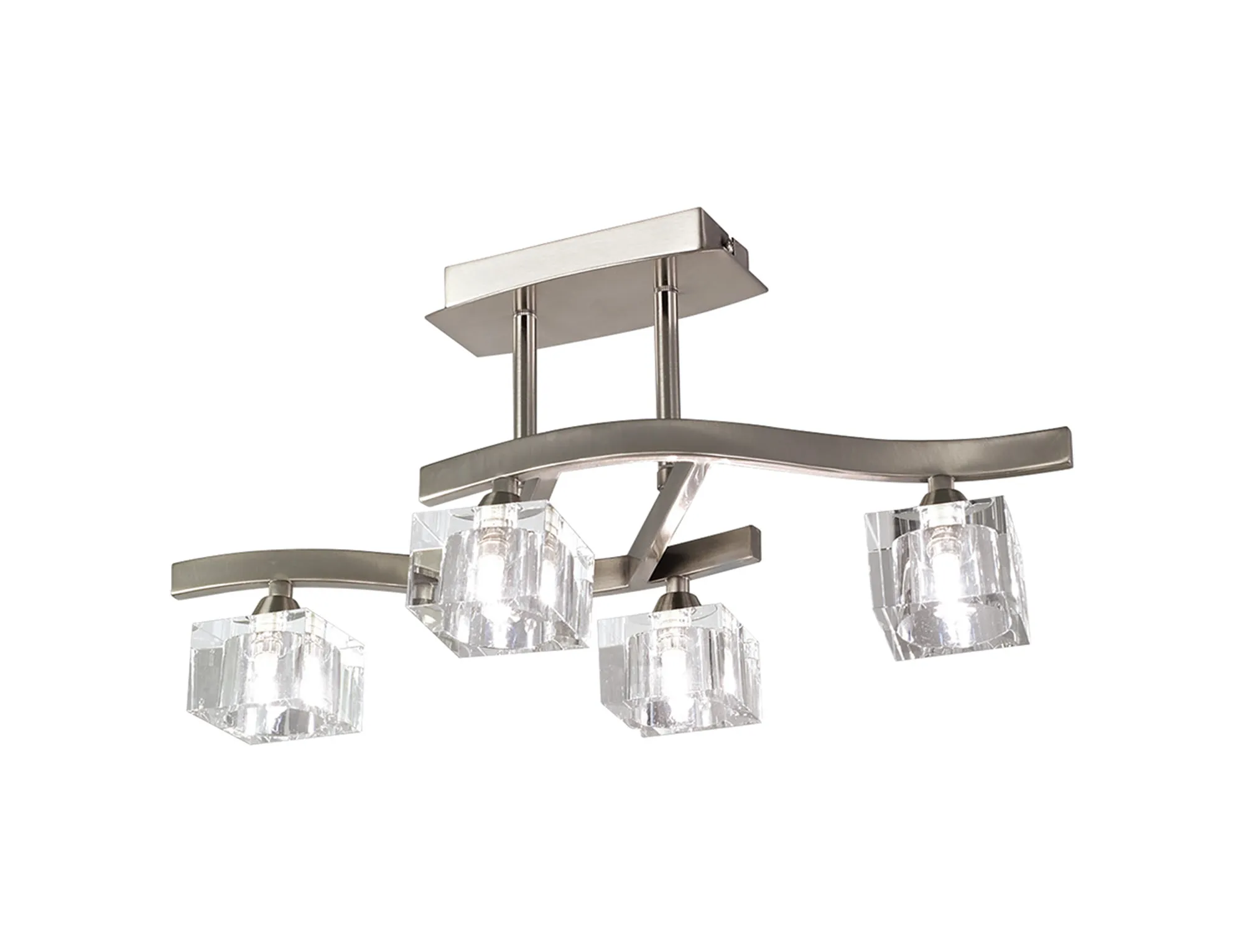 Cuadrax SN Ceiling Lights Mantra Semi Flush Fittings Cuadrax SN Ceiling Lights Mantra Semi Flush Fittings